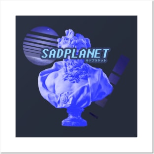 SadPlanetサドプラネット(Neptune's海王星の月Moon) Posters and Art